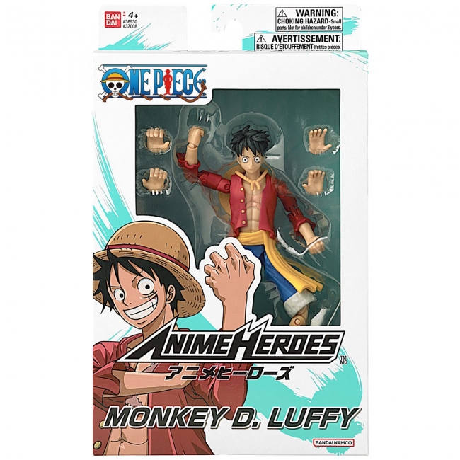 ANIME HEROES One Piece Hahmo Monkey D Luffy 16 XS Lelut