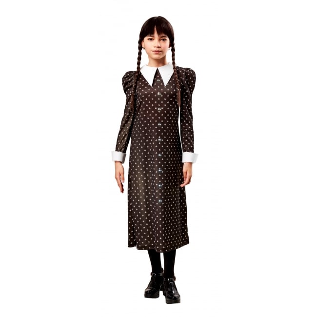 WEDNESDAY ADDAMS klassinen mekko 11-13 v