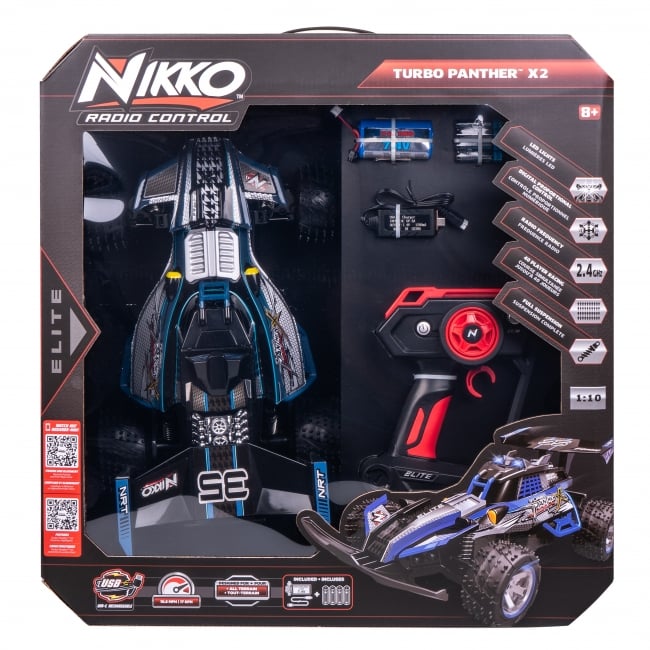 NIKKO Kauko-ohjattava auto Turbo Panther X2, 1:10