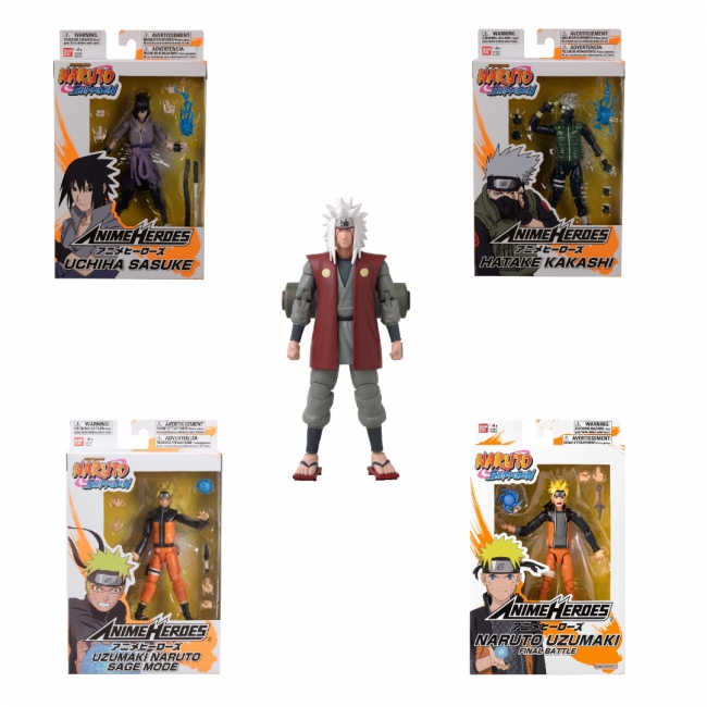 ANIME HEROES Naruto Hahmo ja lisätarvikkeita, 16 cm