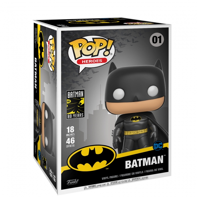 FUNKO POP! Vinyylihahmo: DC - Batman, 45 cm