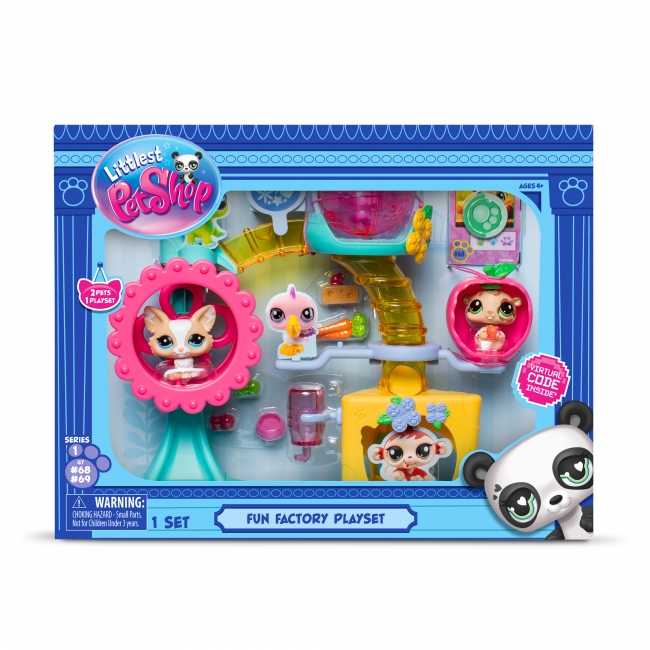 LITTLEST PET SHOP Leikkisetti Fun Factory Playground