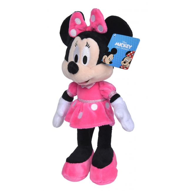 DISNEY MM Pehmolelu vaaleanpunainen Minni, 25 cm