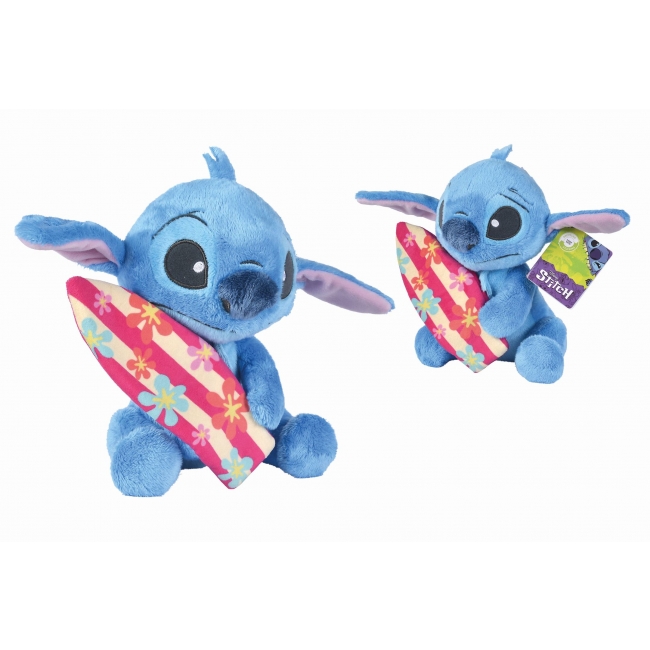 DISNEY Pehmolelu Stitch ja surffilauta, 35 cm