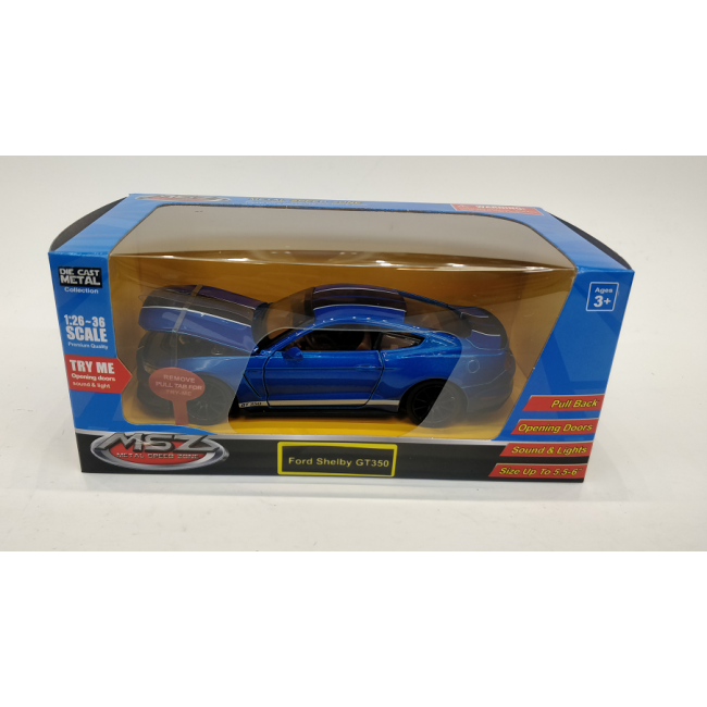 MSZ Metallinen pienoismalli Ford Shelby GT350, 1:32