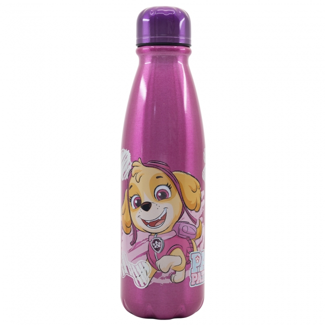 PAW PATROL Juomapullo, alumiinia, pinkki, 600 ml