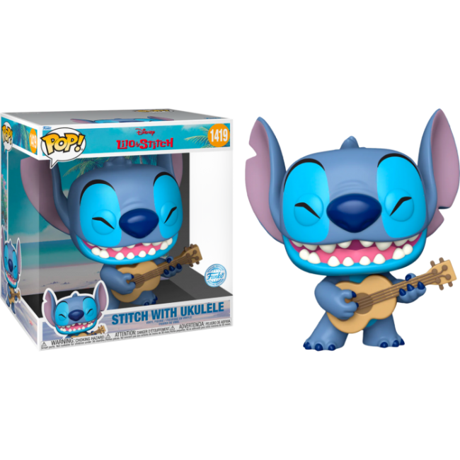 FUNKO POP! Jumbo Vinyylihahmo: Disney - Stitch