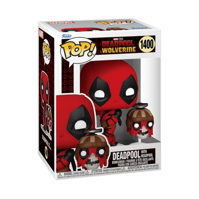 FUNKO POP! Vinyylihahmo: Marvel: Deadpool & Wolverine - Deadpool & Headpool