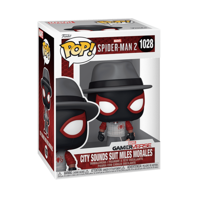 FUNKO POP! Vinyylihahmo: Marvel: Spider-Man 2 - Miles Morales (City sounds)