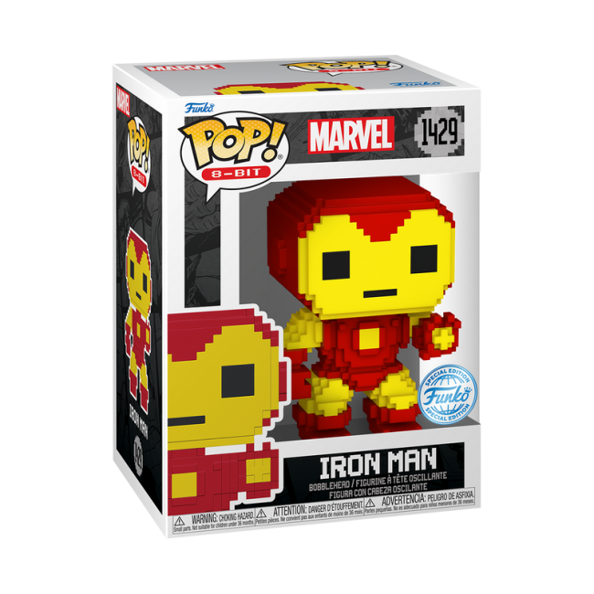 FUNKO POP! Vinyylihahmo: Marvel - Iron Man (8-bit)