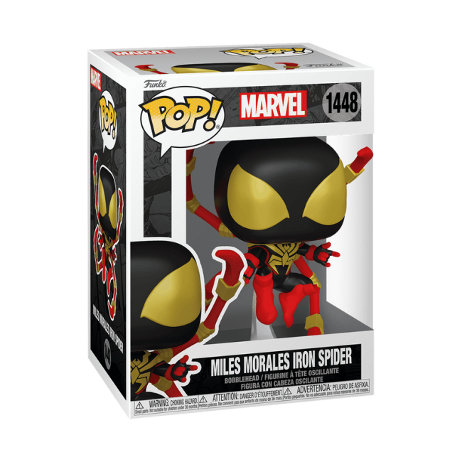 FUNKO POP! Vinyylihahmo: Marvel - Miles Morales Iron Spider (w/ Chase)