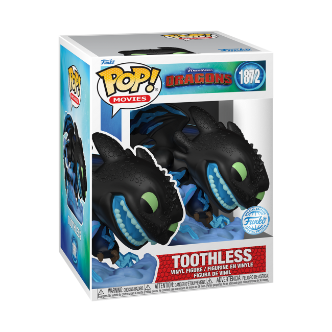 FUNKO POP! Vinyylihahmo: How To Train Your Dragon - Toothless (w/ Lightning)