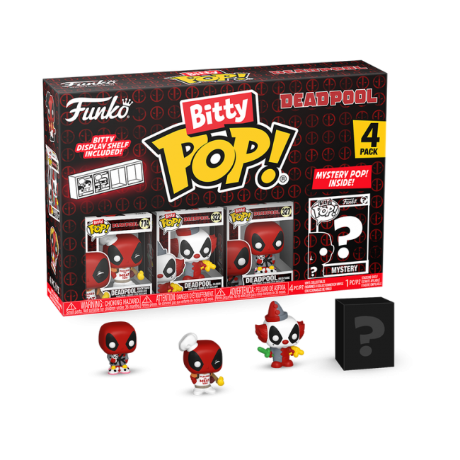 FUNKO Bitty POP! Hahmo, monipakkaus: Marvel - Deadpool