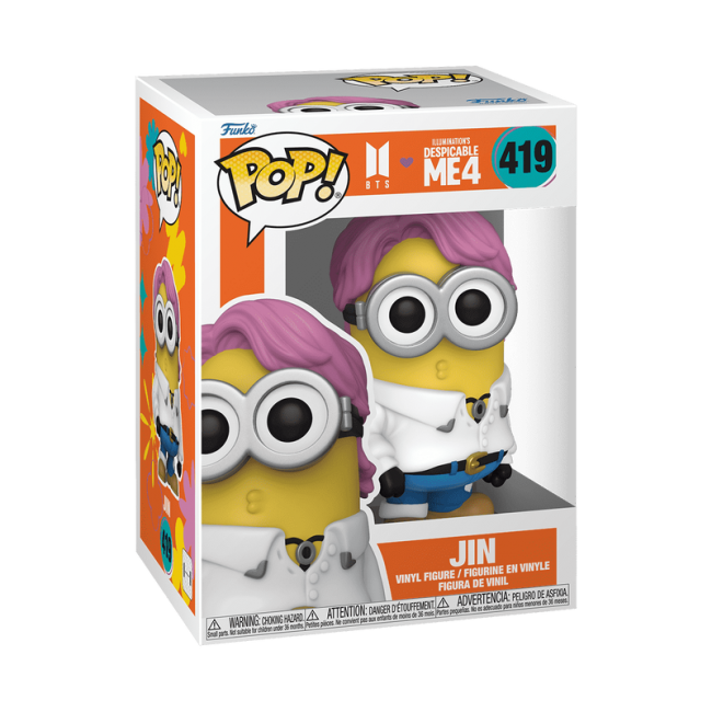 FUNKO POP! Vinyylihahmo: BTS x Despicable Me 4 - Jin