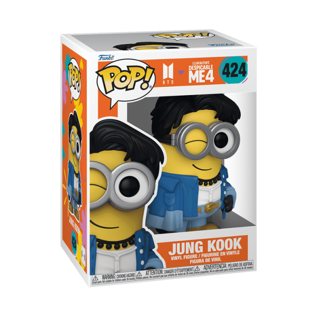 FUNKO POP! Vinyylihahmo: BTS x Despicable Me 4 - Jung Kook