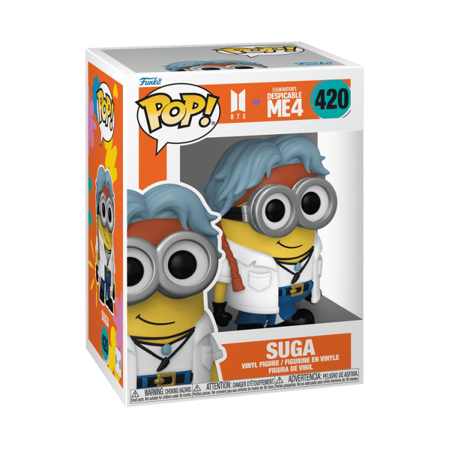 FUNKO POP! Vinyylihahmo: BTS x Despicable Me 4 - Suga