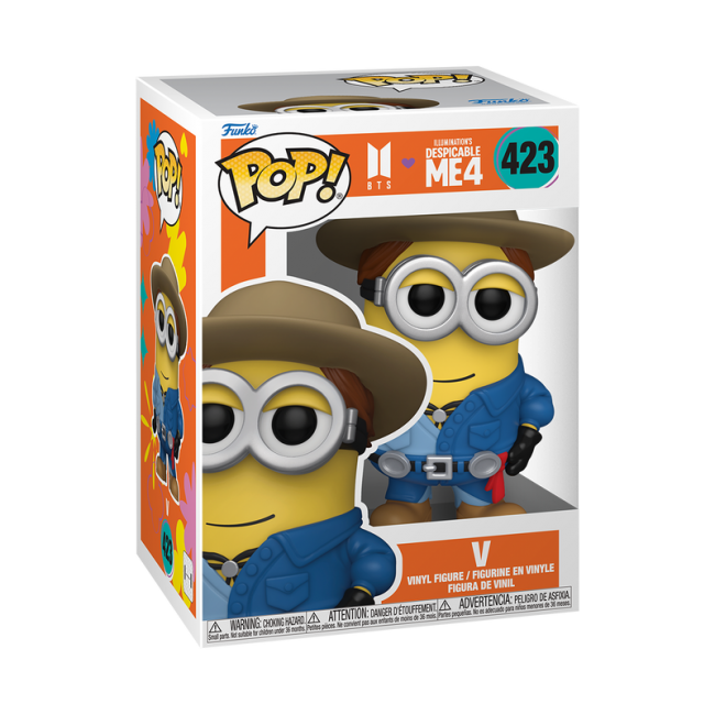 FUNKO POP! Vinyylihahmo: BTS x Despicable Me 4 - V