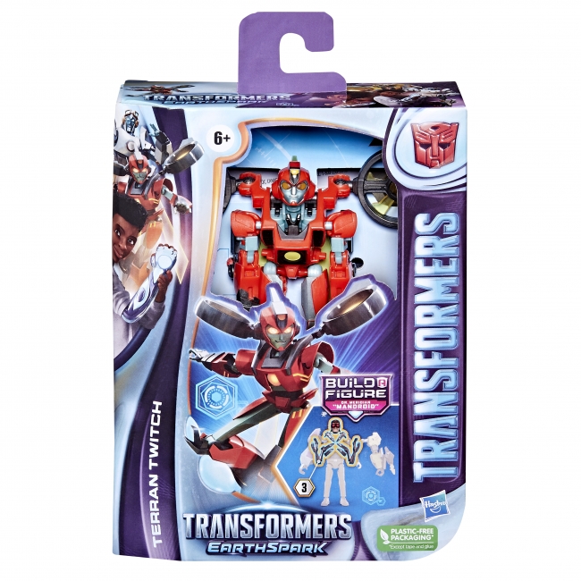 TRANSFORMERS Earthspark Hahmo Terran Deluxe, 12,5 cm