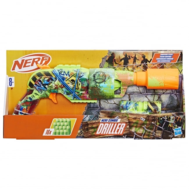 NERF Leikkipyssy Zombie Driller