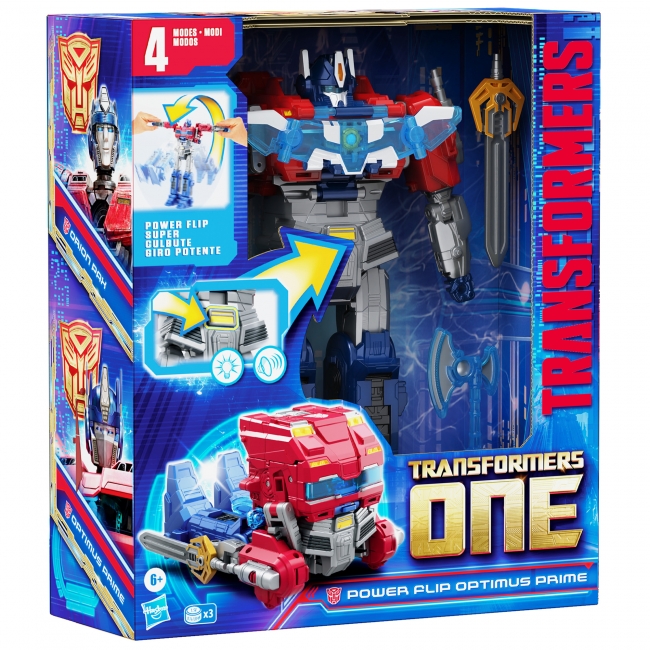 TRANSFORMERS MV8 Hahmo Power Flip Optimus Prime, 25 cm