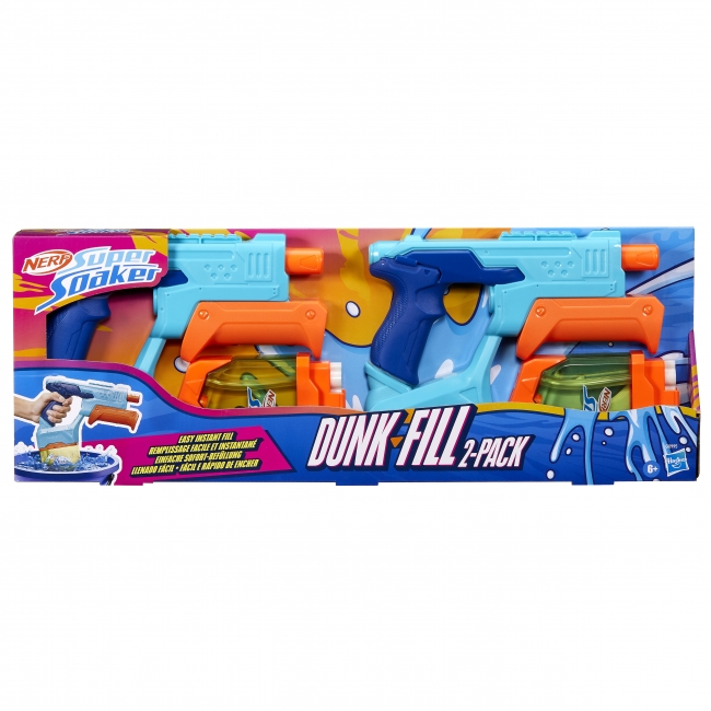 NERF SUPERSOAKER Vesipyssy Fill, tuplapakkaus