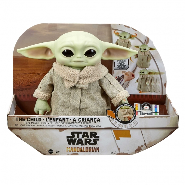 STAR WARS The Mandalorian Kauko-ohjattava Star Wars® Baby Yoda ääniefekteillä, 30 cm