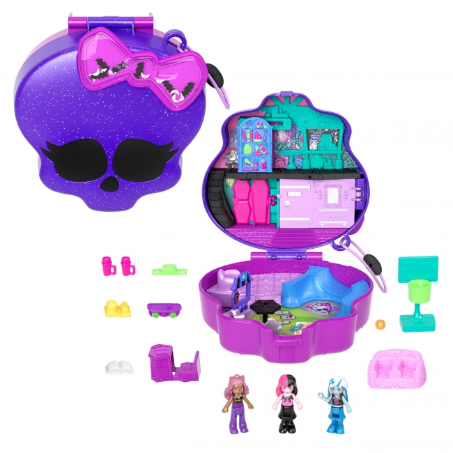 POLLY POCKET Monster High -leikkirasia