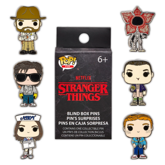 FUNKO LOUNGEFLY Pinssi, yllätyspakkaus: Stranger Things