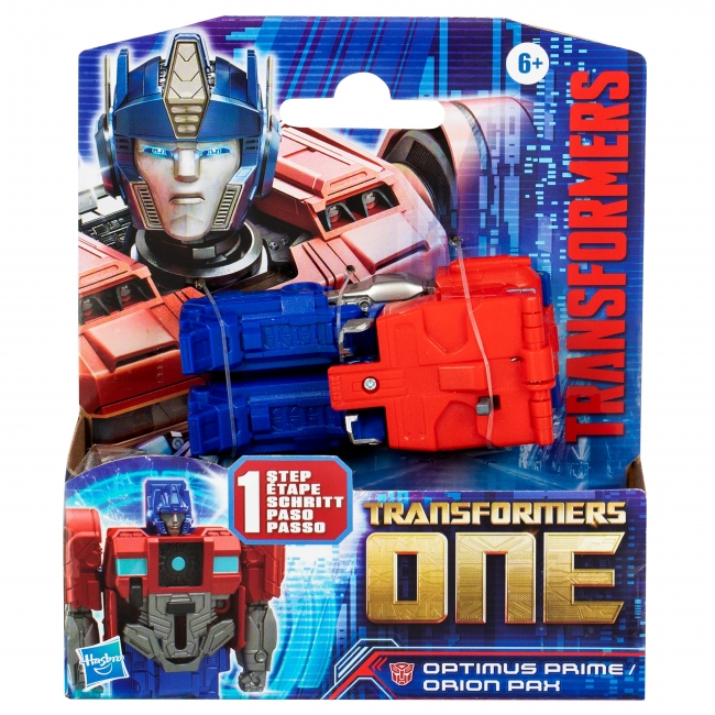 TRANSFORMERS MV8 Hahmo 1 step changers Optimus Prime / Orion Pax, 10 cm