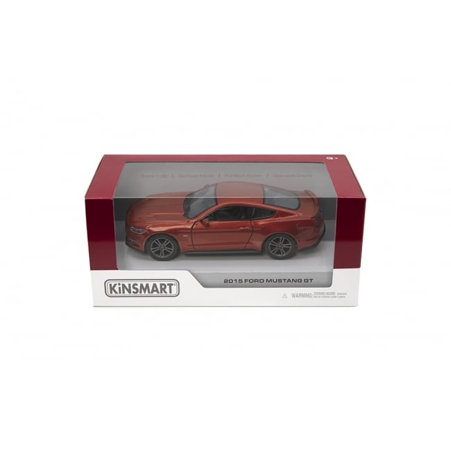 KINSMART Metallinen pienoismalli 2015 Ford Mustang GT, scale 1:38