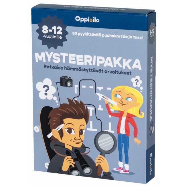 Mysteeripakka -tekemiskortit 8 - 12 v