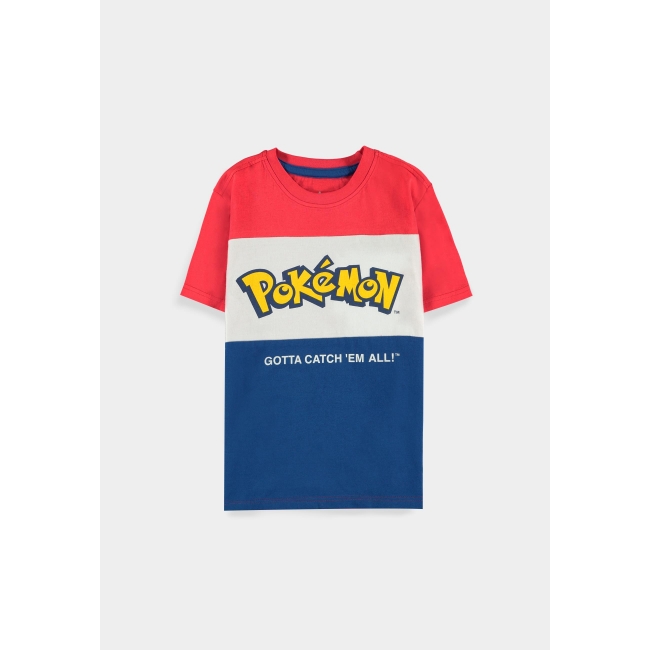 POKEMON Lyhythihainen T-paita Logo, poikien, 98–104 cm